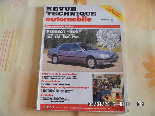 Rta peugeot 605 - diesel, et
