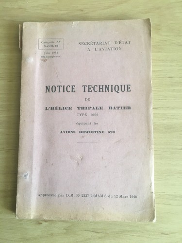 1940 notice technique - 1940,