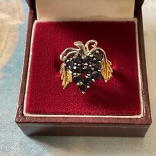 Véritable SAPHIR, OR , ARGENT