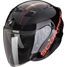 Casque Jet Moto Scorpion Exo 230 QR Noir Rouge Urban City Scooter