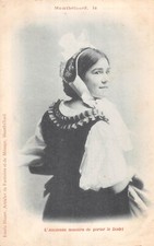 CPA 25 MONTBELIARD / ANCIENNE MANIERE DE PORTER LE DIAIRI