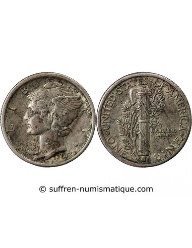 Usa etats unis mercury dime - -,