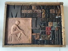 Tableau lettres imprimerie - lettres, d'imprimerie