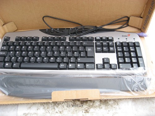 Clavier métallisé genius - clavier,