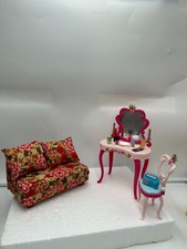 Coiffeuse OOAK  , + Barbie Christie + Fauteuil