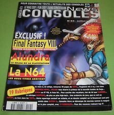 Magazine Consoles News [n°24 J/A 98] PS1 Nintendo 64 FFVIII Alundra *JRF