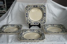 4 assiettes à asperges