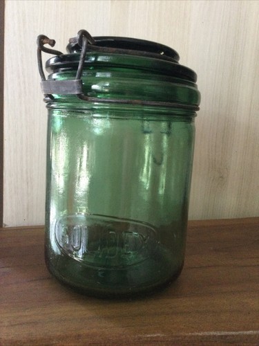 Bocal verre vert - en,