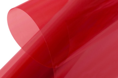 Entoilage rouge transparent - entoilage,