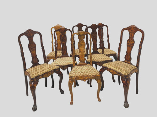 Suite huit chaises - huit, bois