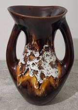 Grand Vase Vallauris Marron