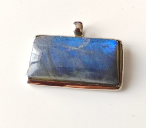 Pendentif labradorite et - en,