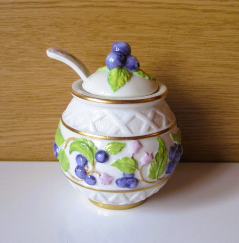 Pot moutarde porcelaine - pot,