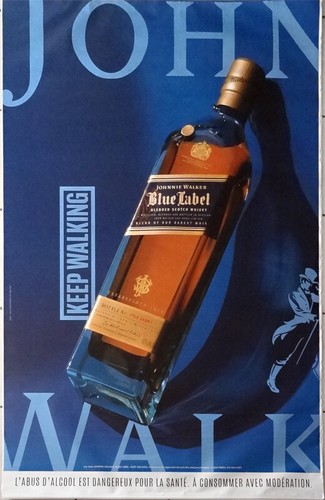 Affiche publicitaire roulée
