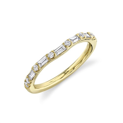 14k jaune diamant semi - or,