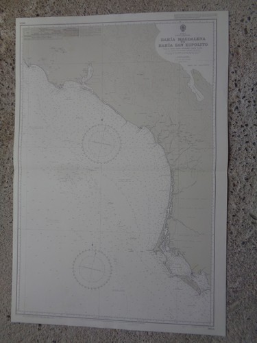Carte marine bahia magdalena - carte,