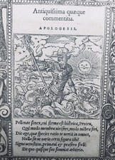 Poséidon 1551 Ithaque Trident Odyssée Homère Mercure XVI Alciati Rare Gravure