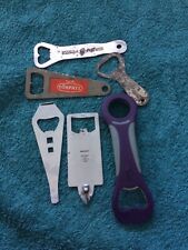 LOT DE  6 DÉCAPSULEURS OCCASION TOLLENS/VICHY ETAT/PAMPRYL/STELLA ARTOIS/BELL…..