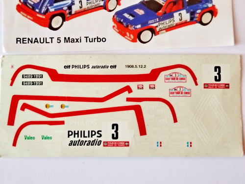 Renault maxi turbo decalc - maxi,