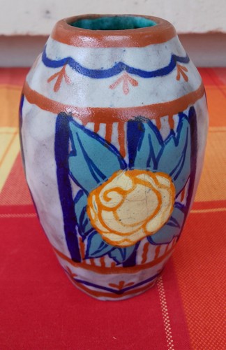 Petit vase céramique signé - vase,