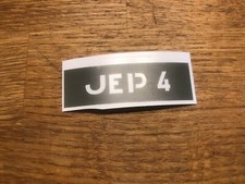 1 Pochoir logo « JEP 4 »