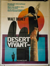 "Désert Vivant" Walt Disney...1953 - affiche 120x160 - TTB