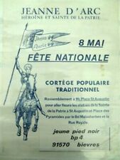 Affiche FETE JEANNE D'ARC