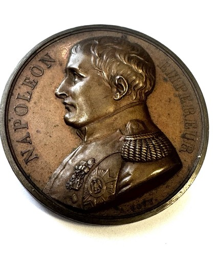 Médaille cuivre napoleon - médaille,