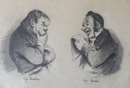 Dessin ancien caricatures - ancien,