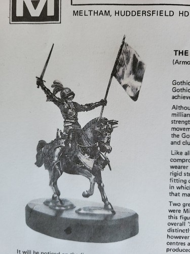 Hinchliffe gothic knight 90mm - hinchliffe/gothic, /90mm