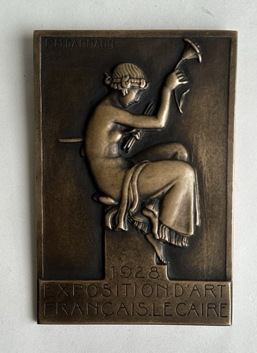 Médaille bronze art deco