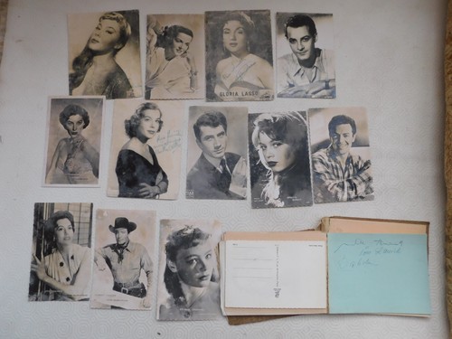 Lot autographes dedicaces - lot,