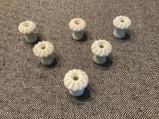 Ø32 Lot 6 Ancien Bouton de Meuble en Porcelaine Poignée Porte Vintage,Tiroir