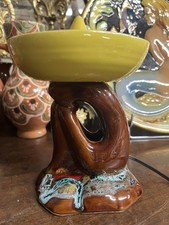 SUPERBE LAMPE VALLAURIS FAIENCE CERAMIQUE COLLECTION JO MEXICO 1968