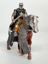 Figurine Soldat Croisé Médiéval épée bouclier Hauteur   9cm - métal