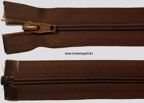 Ykk fermeture marron - fermeture,, mi