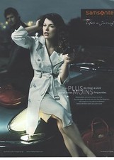 PUBLICITE ADVERTISING 2010   SAMSONITE sacs bagages WEEK END par MILLA JOVOVICH