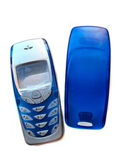 Coque Nokia 3310 bleu et argent