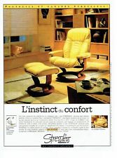 PUBLICITE ADVERTISING 126  1998    les sièges fauteuils Stressless