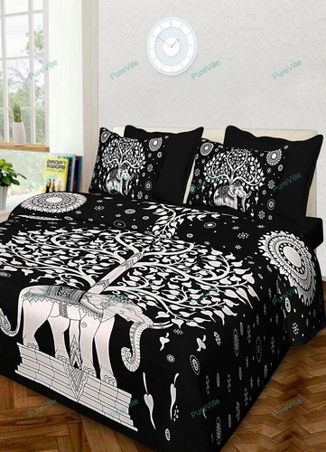 Drap lit double - de, plat