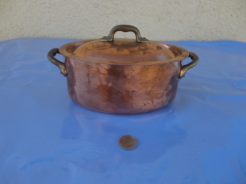 Casserole cuivre ovale - casserole,