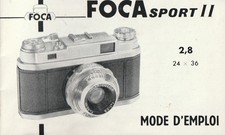 Notice appareil photo foca - notice,