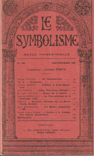 Revue symbolisme 359 - le, n°359