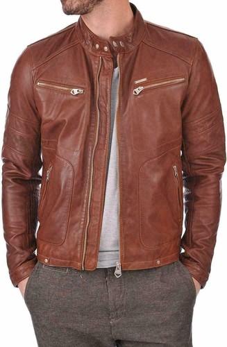 Manteau vintage homme - , cuir