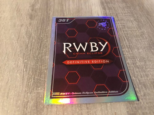 Limited run games - games, card