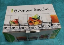 6 verrines amuse-bouche - Neuves