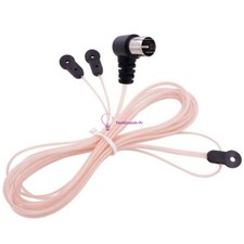 FM Dipole Indoor T Antenna HD Aerial Male Type F Connector 75 OHM