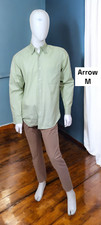Arrow Taille M Regular Superbe chemise manches longues verte homme
