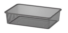 Boîte de rangement en maille IKEA TROFAST, gris foncé, 42 x 30 x 10 cm