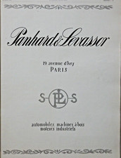 PUBLICITÉ DE PRESSE 1925 AUTOMOBILES PANHARD & LEVASSOR MACHINES A BOIS MOTEURS